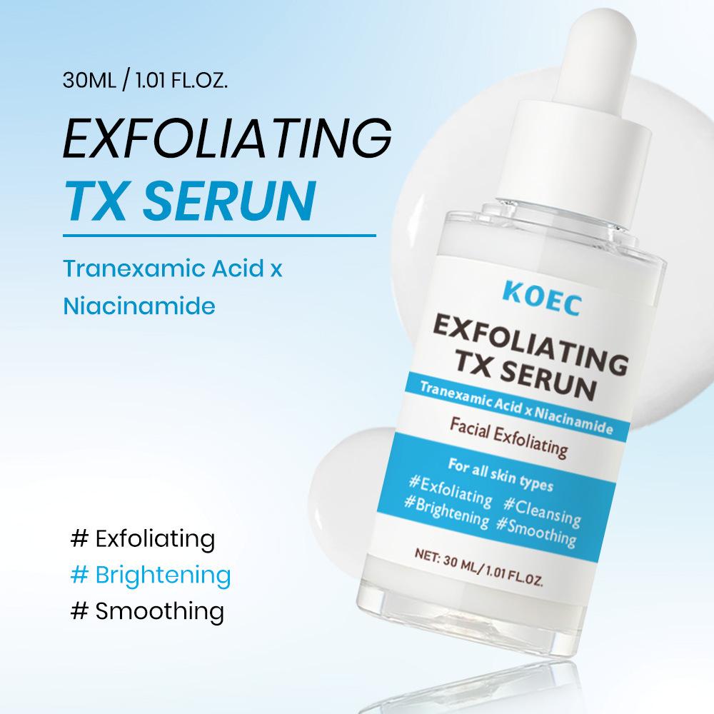KOECTX Exfoliating Toner with Niacinamide Deep Cleanse Soothing Face Essence Oil Control Brightening Acne Scars Fading 150ml