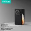 With Front CaseMagnetic Full Coverage Matte Anti-Slip Mirror Cover Stand Case for OPPO Find N5, Shockproof Slim And Simple, Matte Prop Black