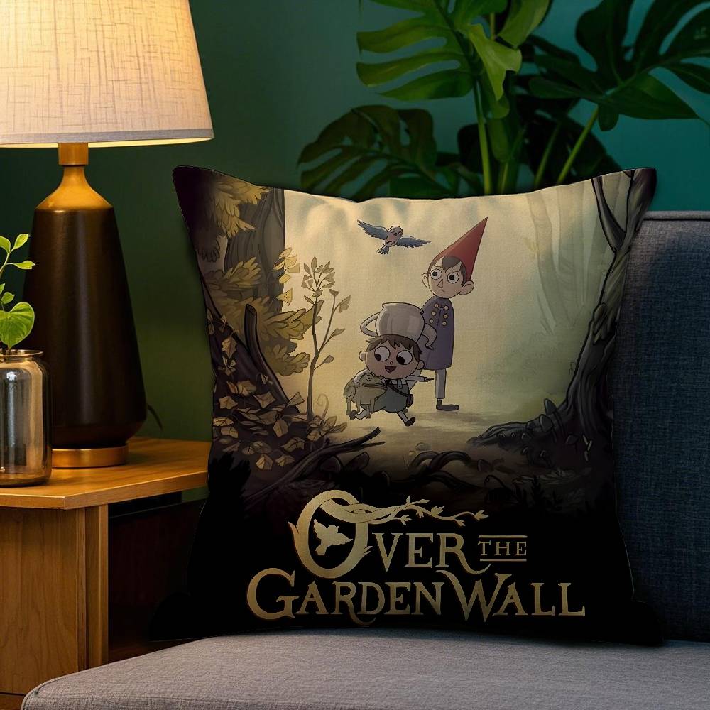 OOver The GGarden WWall Pillow Case Sofa Living Room Bedroom Doublesided Printing Square Cushion Nap Time Pillow Case