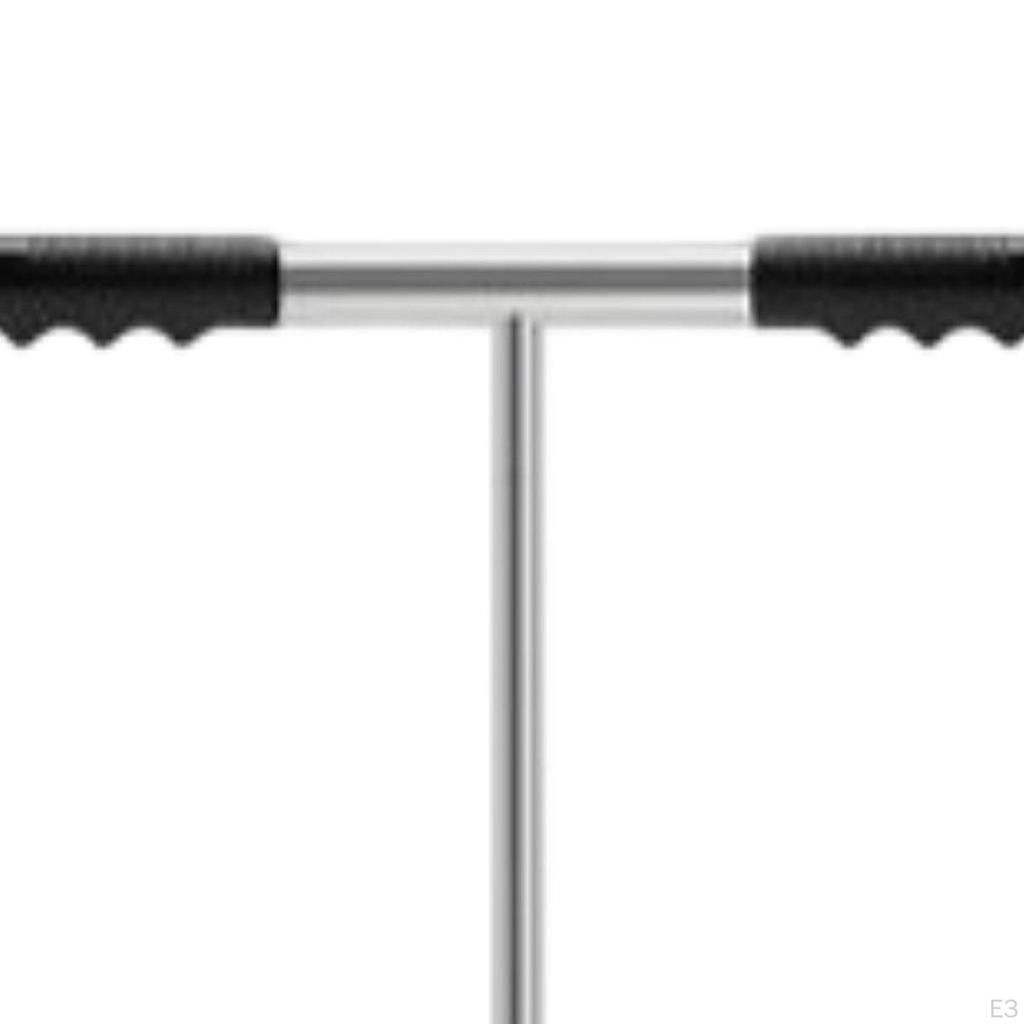 Floor Probe, Sewage Tank -tool Comfortable Grip Nonslip Merde Probe Bar with T -Passer for Tile