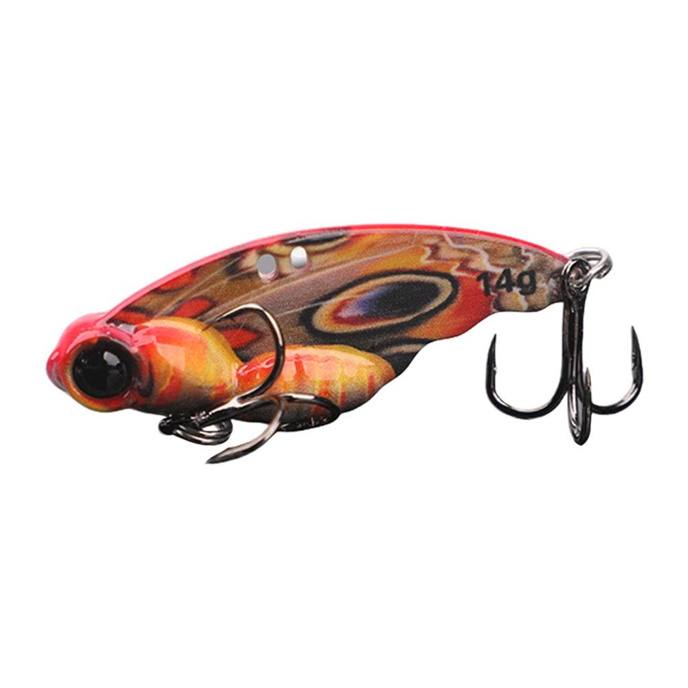 Vibration Spoon Bait Bass Fishing Lure Butterfly Metal VIB Bait Artificial Bait Hard Bait
