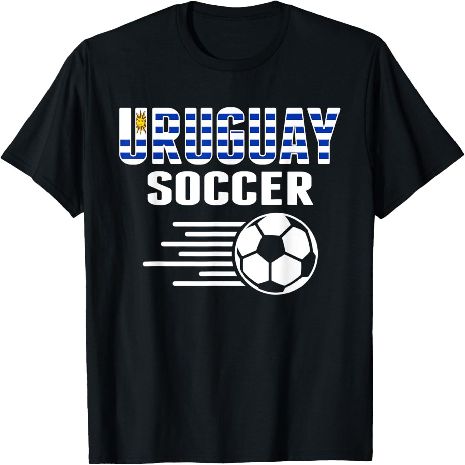 Proud Uruguay Soccer Fans Jersey Support Uruguayan Football T-Shirt(4) S