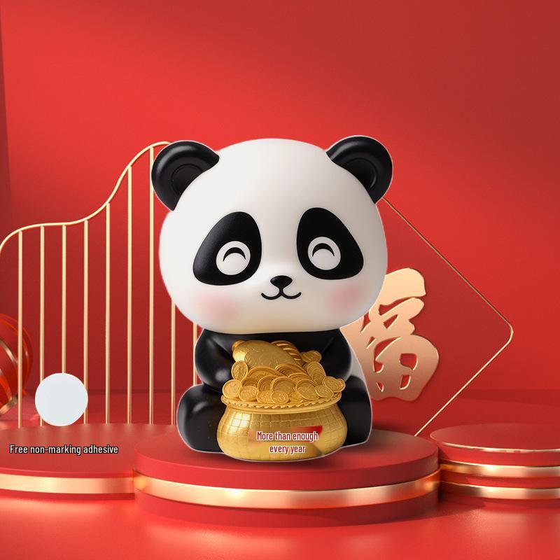 Солнечная кивающая фигурка панды в китайском стиле: 3D Креативный Домашний Декор Игрушка Подарок