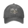 This Is the Way Casual Baseball Cap Hunters Outdoor Sport Trucker Hat Summer Sun-Proof Unisex Adult Fashion Snapback Cap