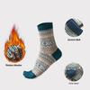 15/10/5 Pairs of Fall and Winter Double Road Vintage Socks Thickened Warm Ethnic Style Men's Wool Socks Mid-calf Socks
