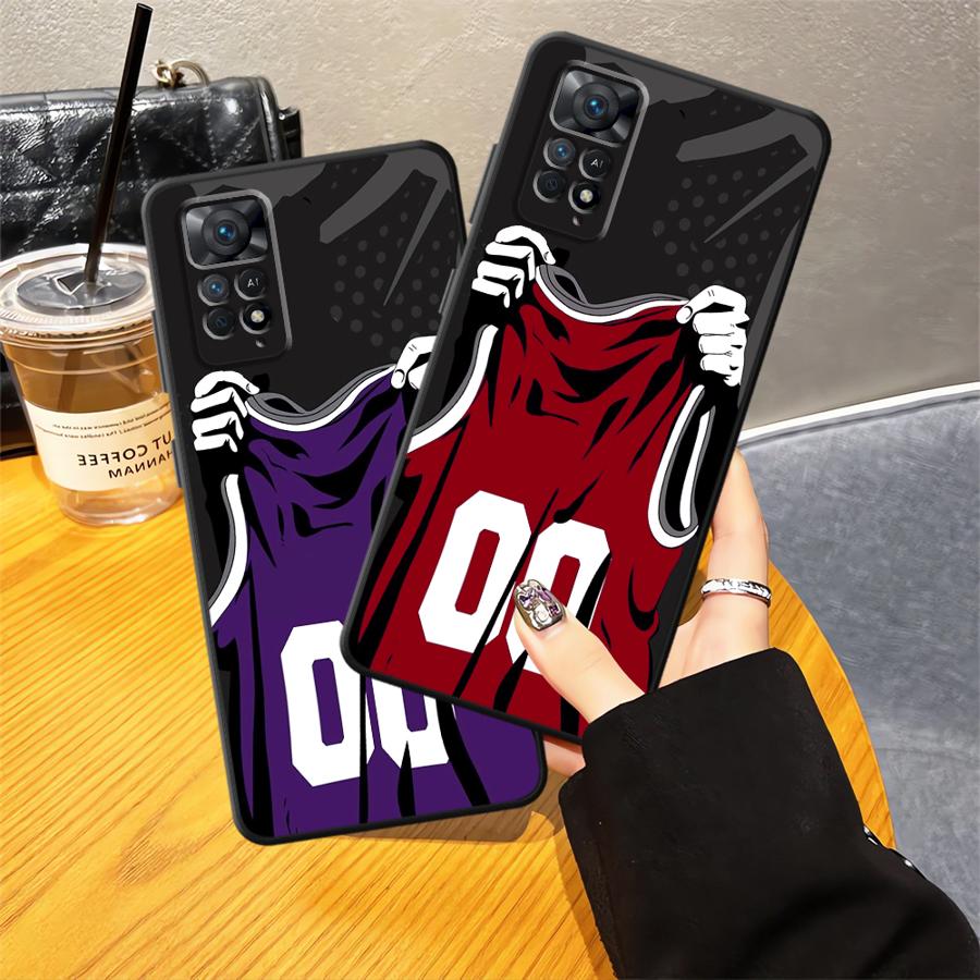Jersey Numbers Phone Cover Case for Xiaomi Redmi Note 14 10 12 11 Pro A1 A2 A3 12C 13C 13 Pro Plus 9 8 7 A4 A5 11S 14C 12S K40