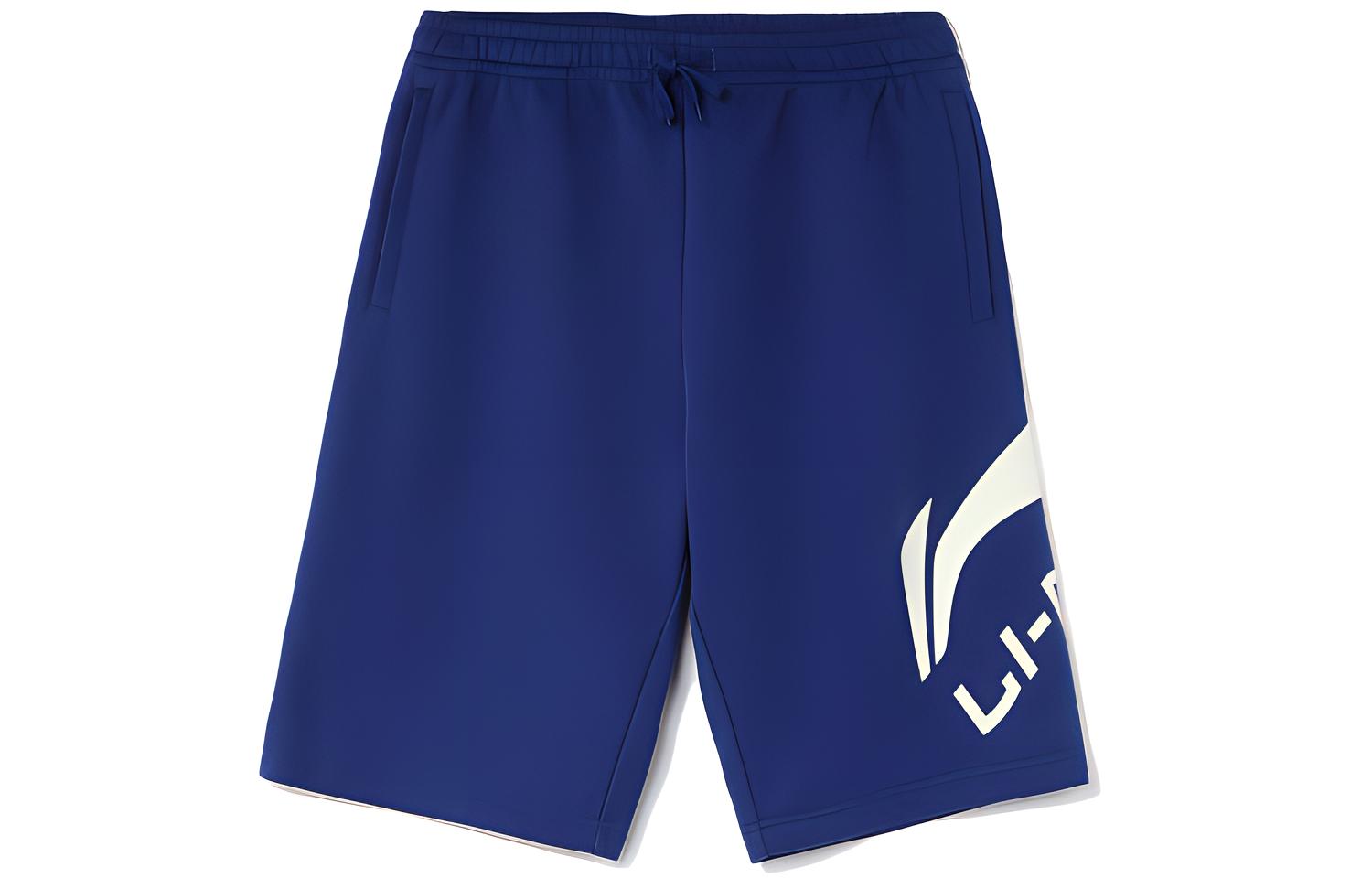 Li Ning Sports Fashion Collection Casual Shorts Men s Blue AKSR551-5 M