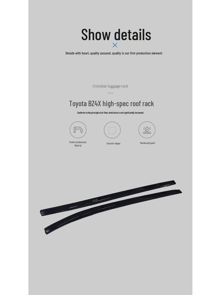 Aluminum Roof Rack for 2022 Toyota BZ4X