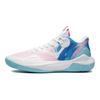 Li-Ning Sonic Team Basse Bianche Rosa Prisma Uomo Sneakers Standard-Bianco ABPS023-1