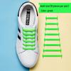 Versatile No-Tie Elastic Silicone Shoelace Buckle