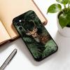 Deer  Phone Case Black Silicone Soft For Samsung Galaxy A73,A72,A71,A70,A53,A52,A51