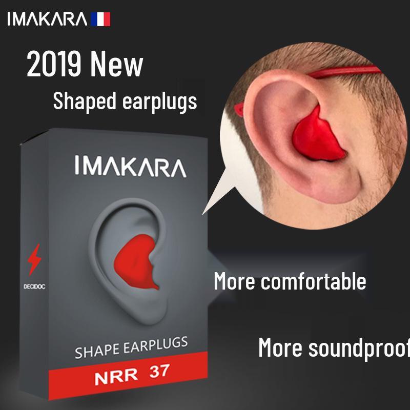 Noise-Blocking Earplugs for Sleeping and Studying - Heat-Molded, Anti-Snoring Solution