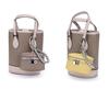 Top Grain Cowhide Bag Charm: Compact Coin Purse & Earphone Holder with Lanyard