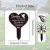 Cemetery Marker for Outdoor Memorials And Anniversaries