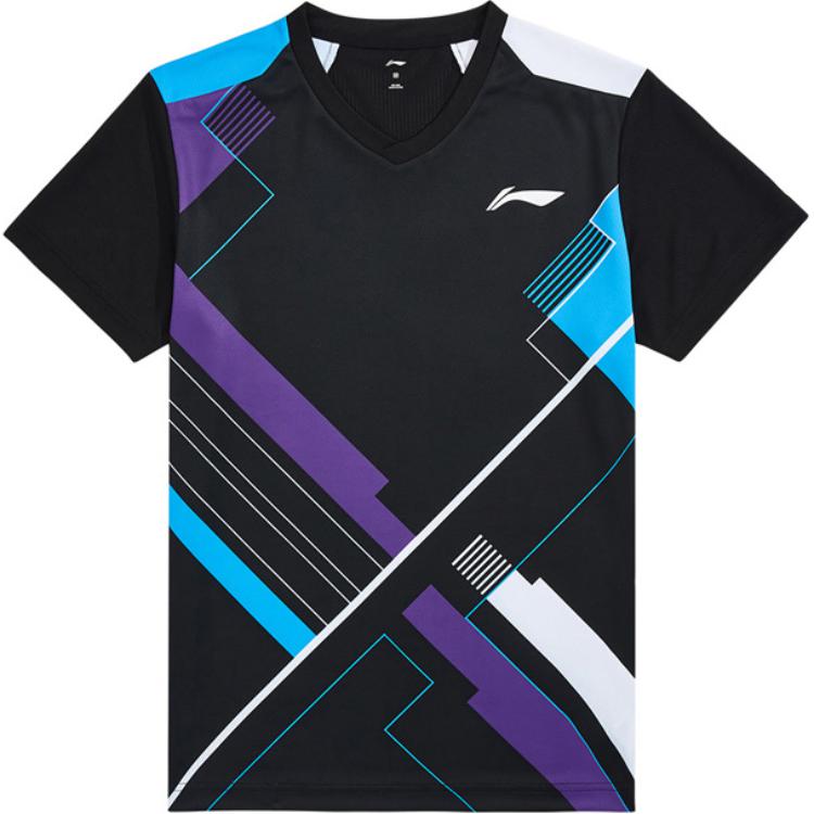 Li-Ning Comfortable Casual Pullover Breathable Badminton Suit Unisex Sportswear Black AAYU235-1