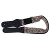 Guitar Strap Embroidery Widened Adjustable Shoulder Strap with Picks for Acoustic Electric Guitar Bass Brown