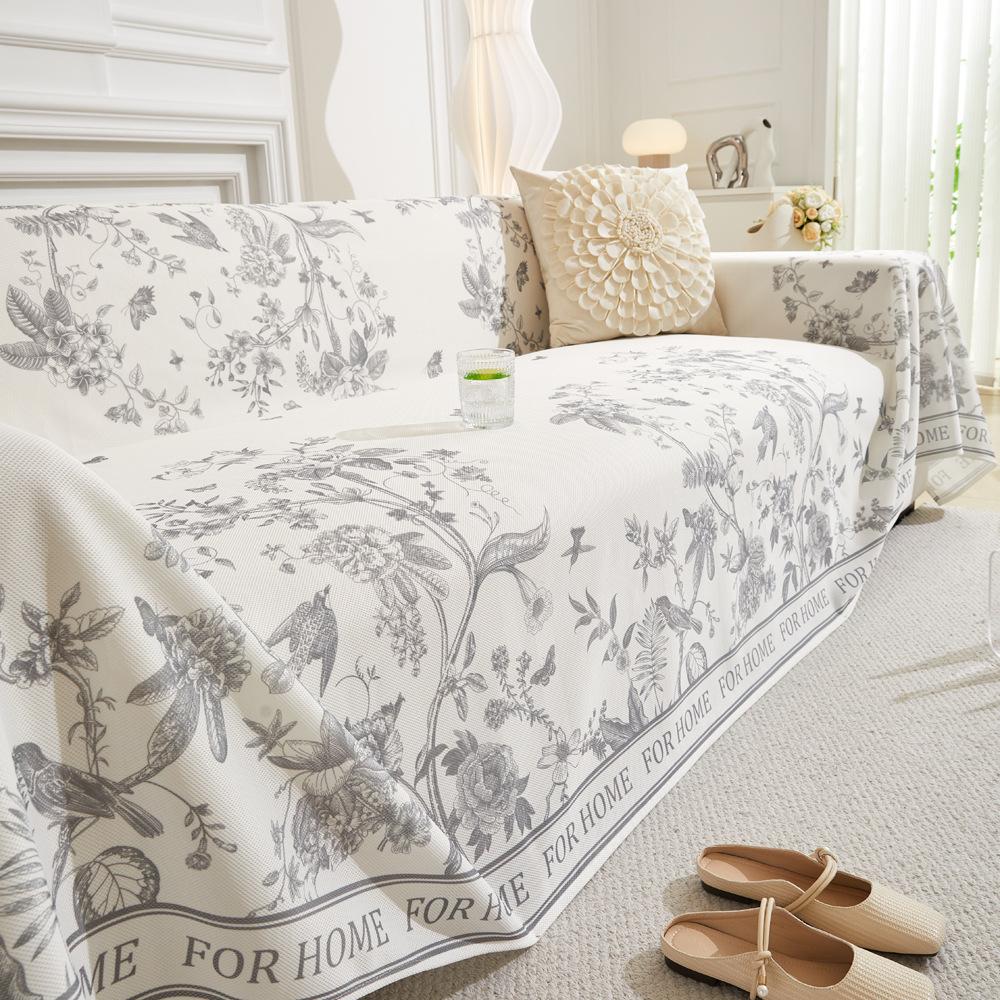 French Sofa Cover Cloth Sofa Cushion Summer Summer Sofa Cover Sofa Towel Full Cover Blanket