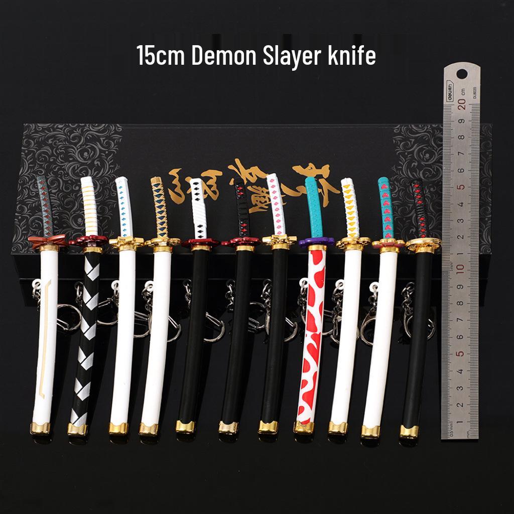 Demon Slayer Tanjiro & Zenitsu Plamenný pilíř Figurka Přívěsek na klíče (15CM)