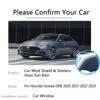4pcs For Hyundai Sonata DN8 N Line   2022 2023 Deflectors Rain Sun Window Visors Windshield Awning Guards Car