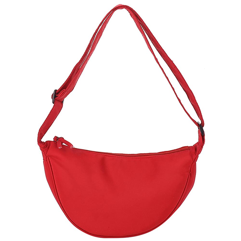 Women Shoulder Bags Crescent Nylon Crossbody Bags Simple Elegant Female Handbags
