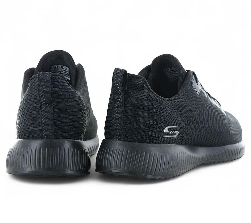 Skechers Bobs Squad - Damen Schuhe Sneakers Schwarz 32504-BBK ORIGINAL