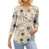 Camisas de Manga 3/4 Heley para Mujer Moda Verano Blusas Ropa para Vacaciones en la Playa