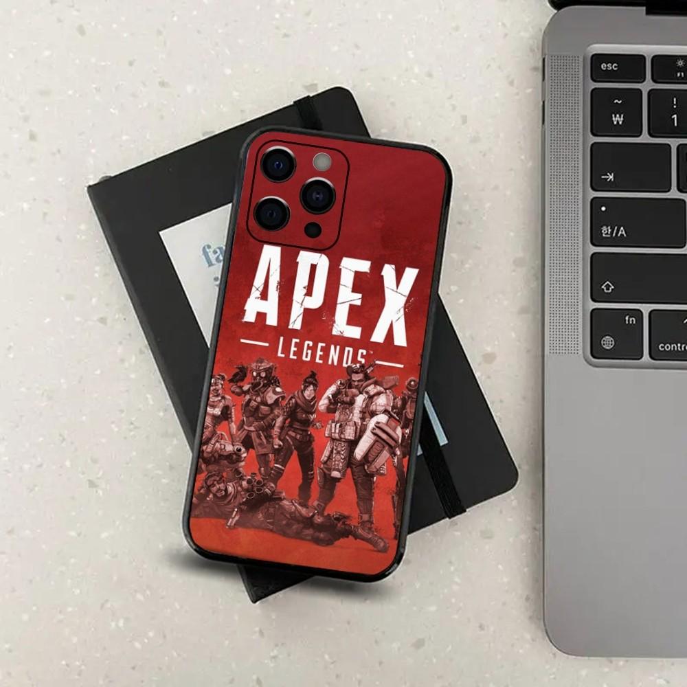 Game A-Apex Legends Phone Case For Apple iPhone 15,14,13,12,11,Pro,X,XS,Max,XR,Plus,Mini Soft Black Cover