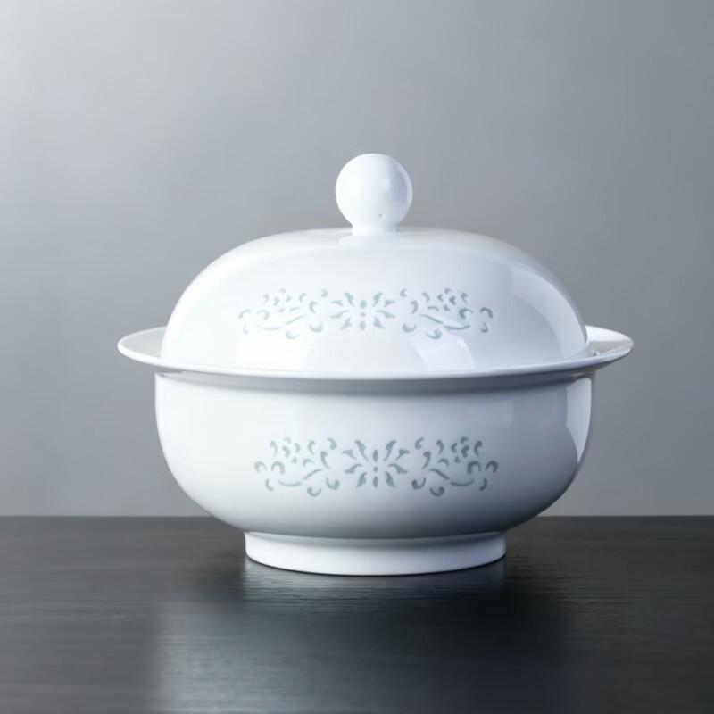 Hao Ya Jingdezhen Underglaze Ceramic Soup Pot