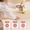 Tummy Time Goose Family Toy Walking Mother Baby Goose Toy with Music Light Educational Electric Light-up Swing Crawling Duck Toy Toddlers Boy Girl