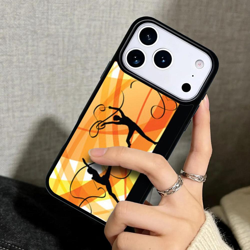 Capa Case for iPhone 17 Air 16 Pro Max 15 Plus 11 13 Mini 14 12 Back Phone Cover Gymnastics balance beam original
