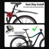 RBRL Bicycle Fender PP Soft Plastic Suitable For 24-29 Inch Bicycles MTB DH Rear Shock BIKE Thicken Splash Protection