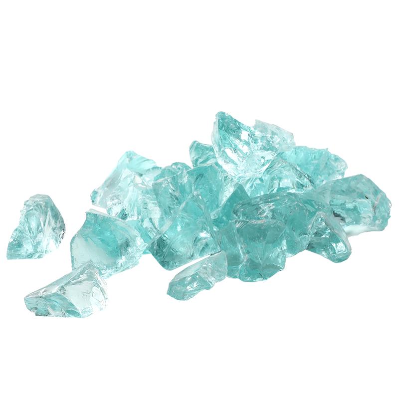 Eisblaue Kristallsteine Aquariumkies für Betta-Aquarien