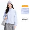 New Women Autumn Winter Double‑Sided Oat Fleece Zip Up Jacket Loose Leisure Long Sleeve Warm Thermal Outdoor Casual Coat Women Clohtes