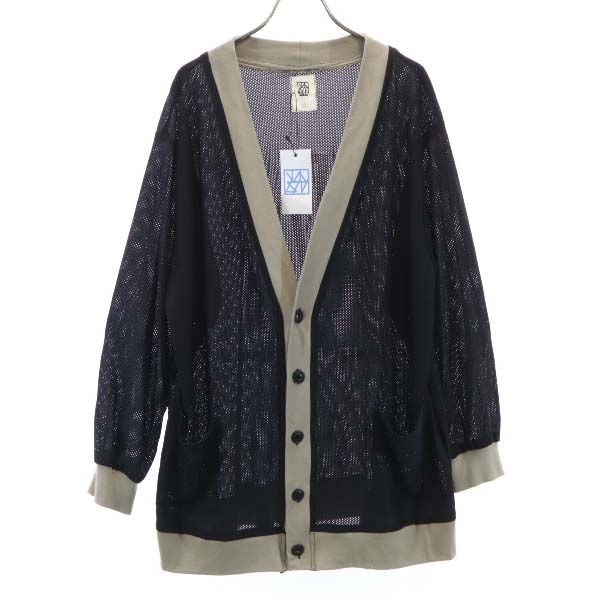 unused VAST222 19ss made in Japan Long sleeve mesh cardigan 2 Men's Used