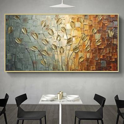 Abstrakte Kunst Blatt Malerei Wand Kunst Poster Leinwand Malerei Poster und Drucke für Wohnzimmer Wohnkultur Büro Zimmer Cuadros Keine rahmen