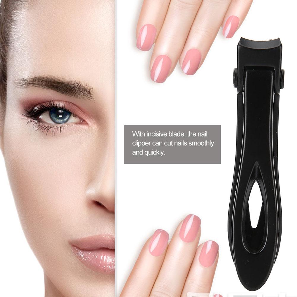 Stainless Steel Large Nail Clipper Finger Cutter Trimmer Scissor Pedicure Manicure ToolBlack