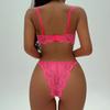 Lace Suspenders, Steel Rings Gather, Sexy Lingerie Two-piece Set, Women's Shapewear Split Set
