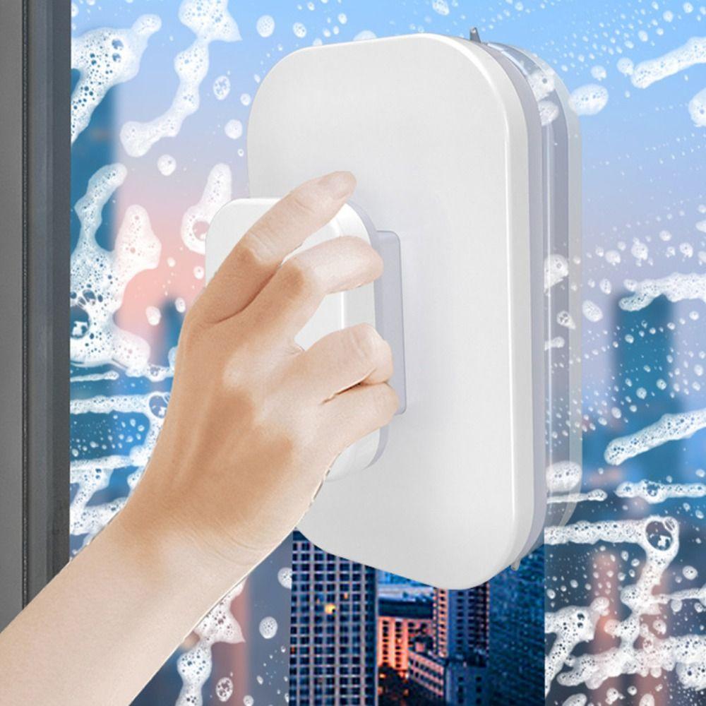Durable Magnetic Window Cleaner Detachable Easy To Clean Double-sided Window Cleaner Anti Fall Safety Rope Glass Wiper Outside