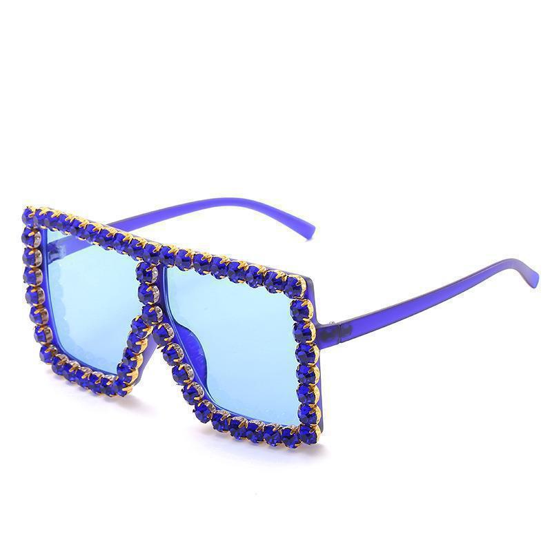 Fashion Oversized Sunglasses With Uv400 Protection For Summer Outdoor Wear