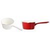 Enamel Chocolate Milk - Coating SaucePan Melting Pot Kitchen Cookware, On Electric Stove/Halogen Stove/Induction Cooktop