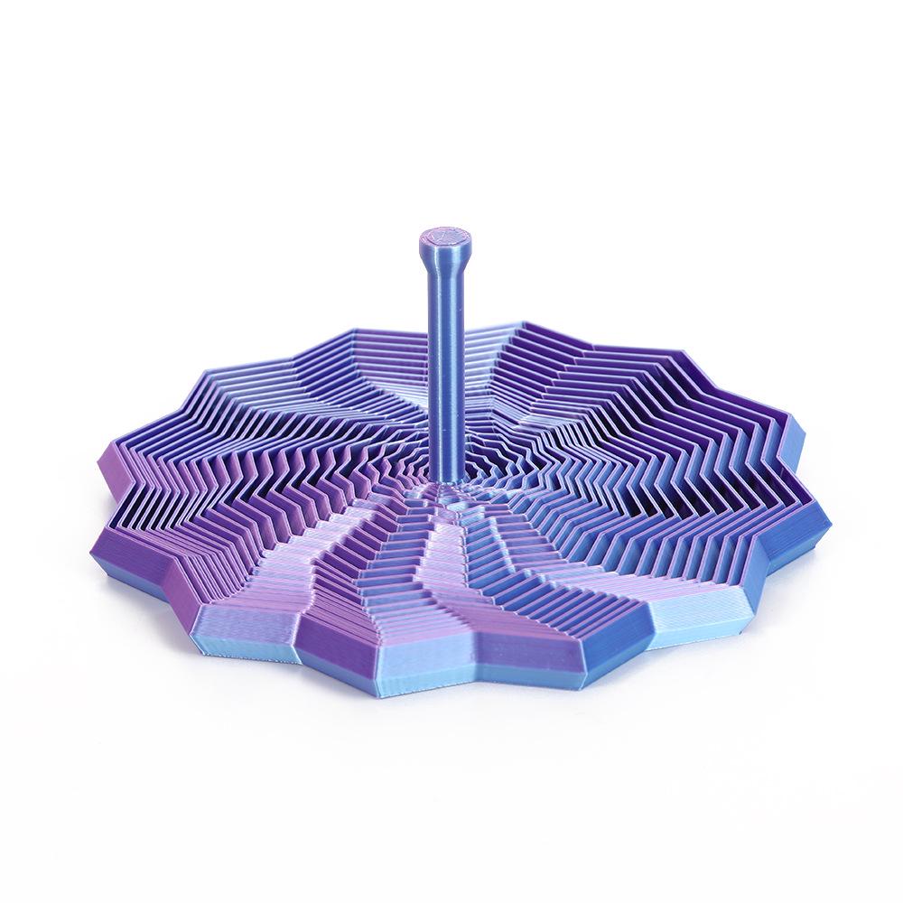 Polygonal Radish Tower: 3D Printed Foldable Star Tower Educational Toy for Kids