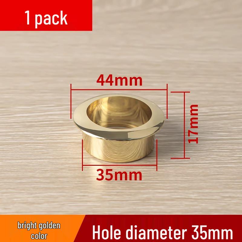 Round Plastic Desk Grommet Cover for Cable Management