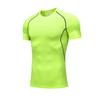 Men's Quick-Dry Fitness Sport Tee - Short Sleeve, Tight Fit, Round Neck, Sweat-Wicking for Running, Basketball, Football.