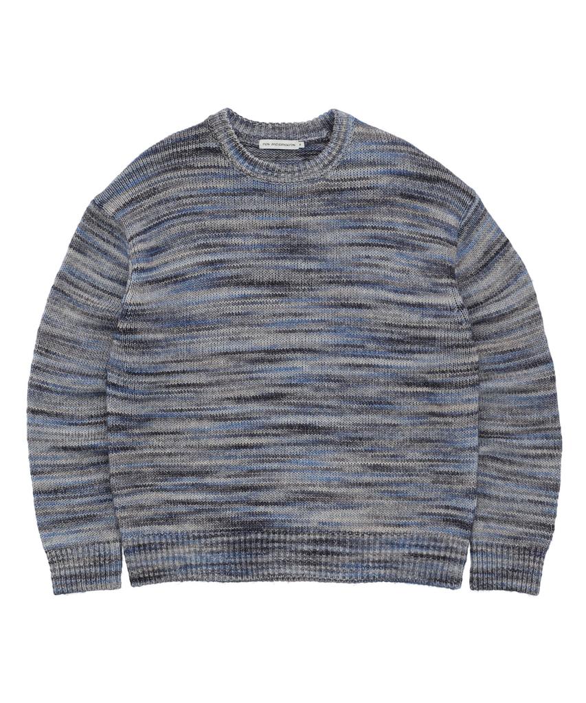 NOWANDTOMORROW Color Mix Pullover [2 Color]