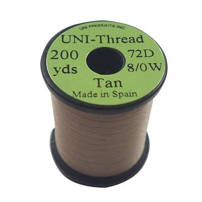 TIEMCO UNI Thread 200 Yards Tan Fly Tying Line 8/0