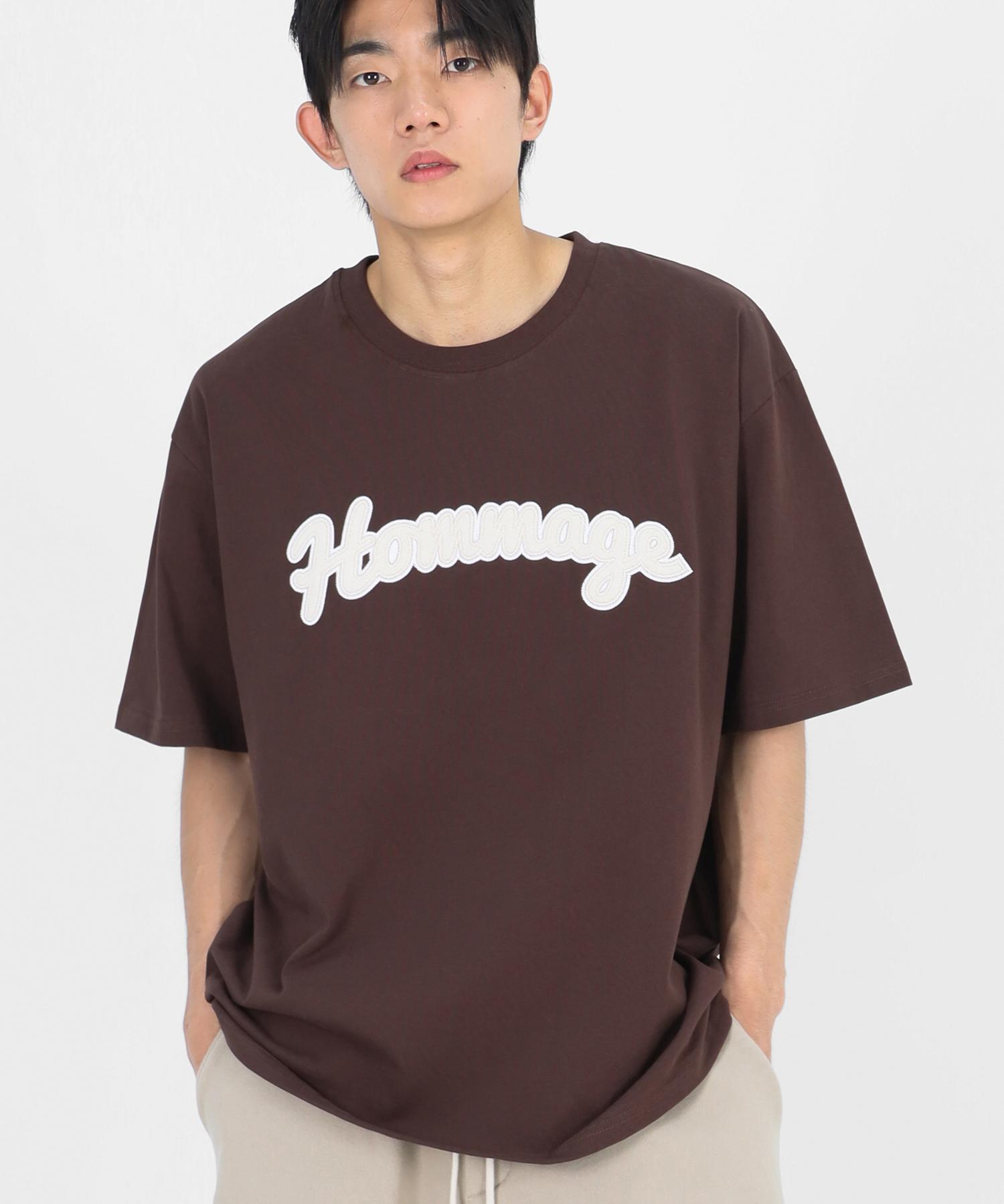 Row Lab Hommage Applique Short Sleeve T-Shirt - Brown M