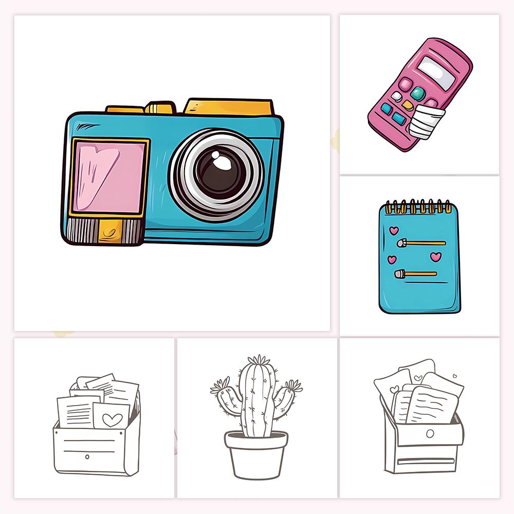 1pc, Item Colouring Book - Teen Colouring Book - 30 Sheets, 8.3x 8.3 inches, Adult Stress Relief, Birthday, Holiday Party Gift