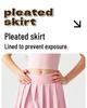 Women's Two-Piece Pleated Yoga and Sports Skirt - Breathable, Comfortable, Anti-Exposure for Tennis, Badminton, Running, and Fitness.