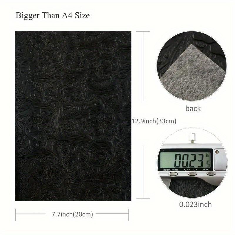 1 Set/4pcs Bump Texture Faux Leather | 7.7"x12.9" (20cmx33cm), Geometric Pattern,bump Texture Adds a Touch of Depth and Uniqueness