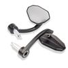 Fit For Street Triple 675 765 Street Triple R/S Speed Triple Street 675 1050 Motorcycle 7/8" 22mm Handle Bar End Rearview Mirror